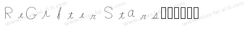 ReGifter Stars字体转换